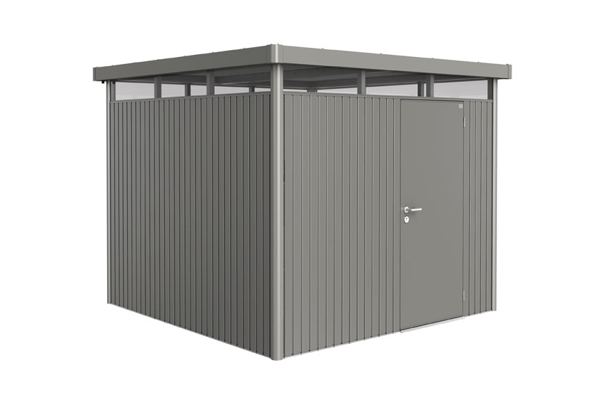 Gerätehaus Biohort HighLine H4 quarzgrau-metallic 275x275cm