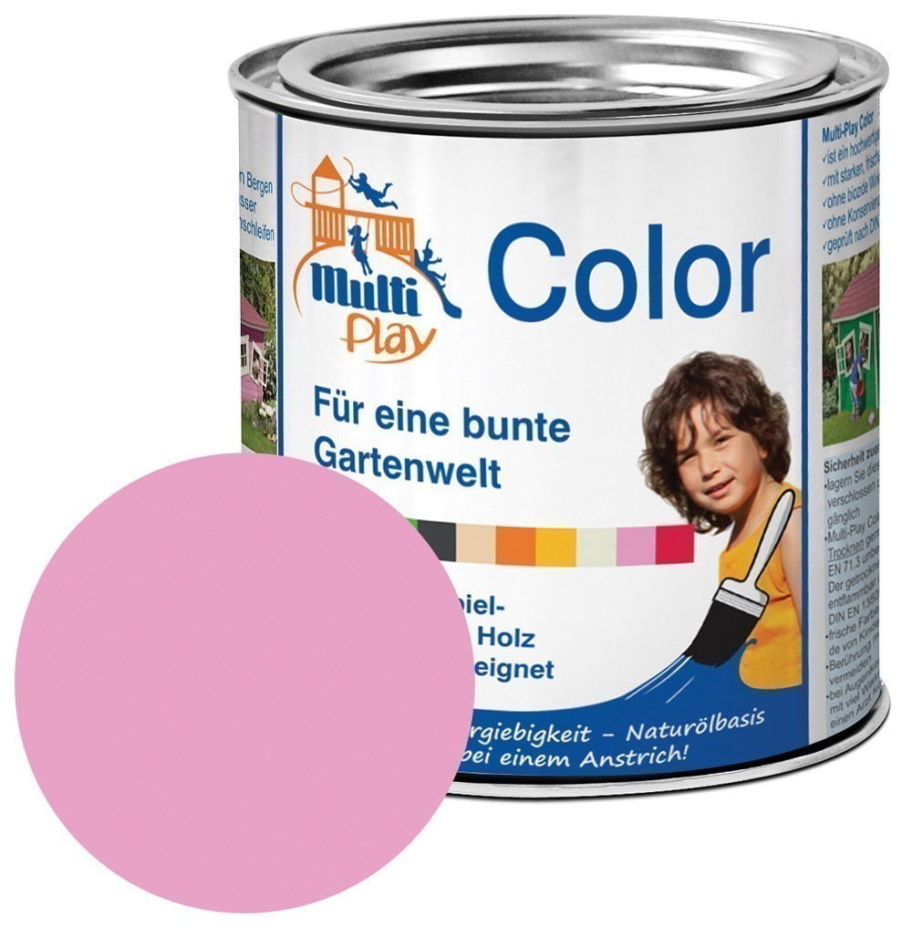 Multi-Play Color Naturöl Farbe / Holzschutzfarbe 375ml rosa