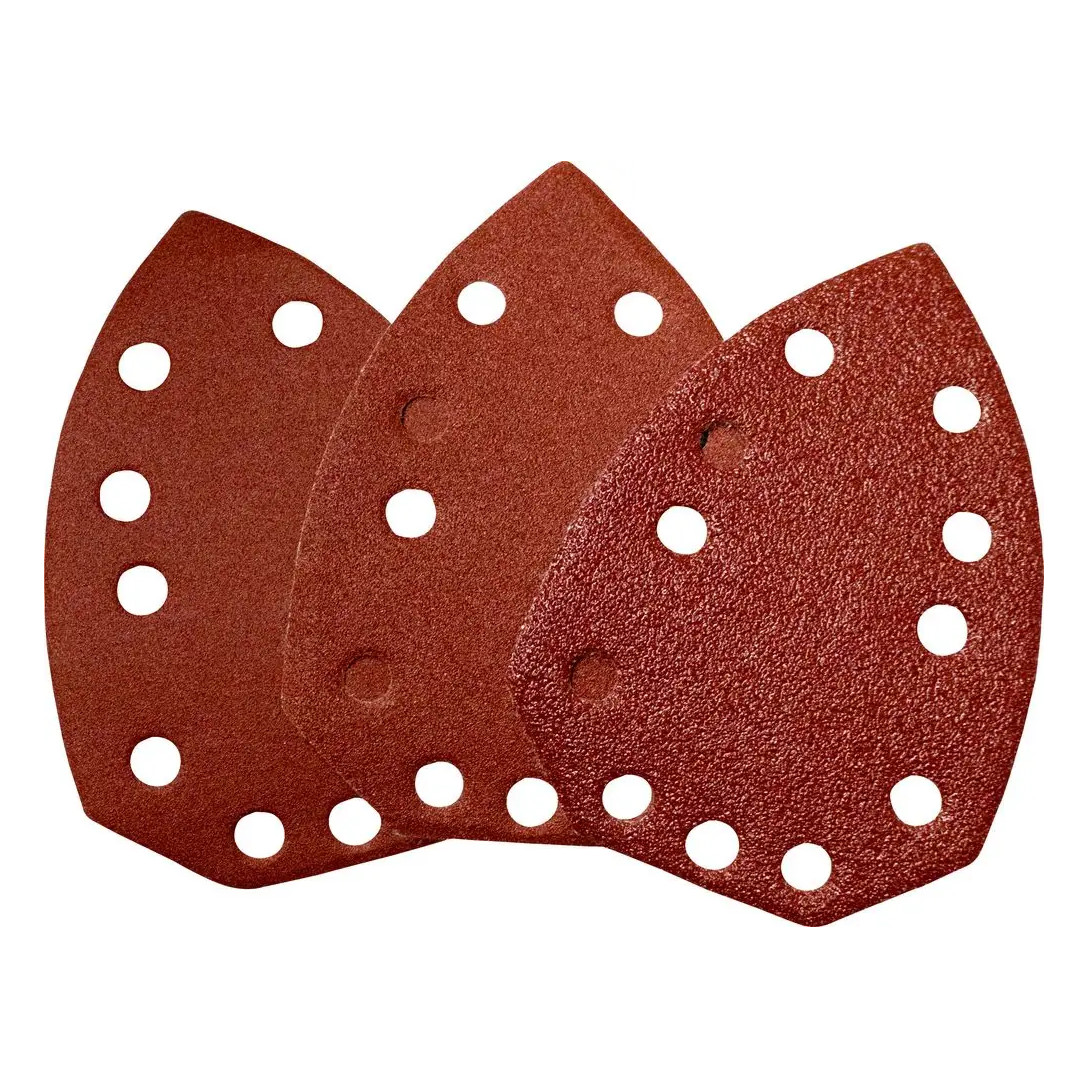 GÜDE Delta Klett Schleifpapier Set 137x96 mm 6-teilig 58201