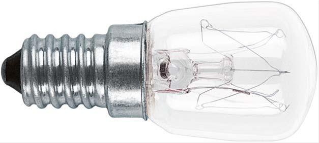 Glühlampe Birnenform 15 W, klar, E14, 230 V