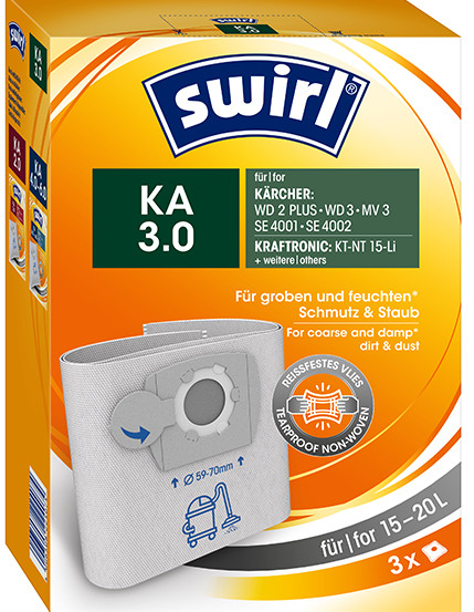 Staubsaugerbeutel 3 St KA3 für Kärcher