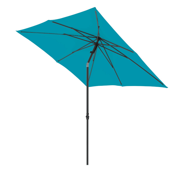 Derby by Doppler Basic Push Up Mittelmast D848 petrol 210x210cm
