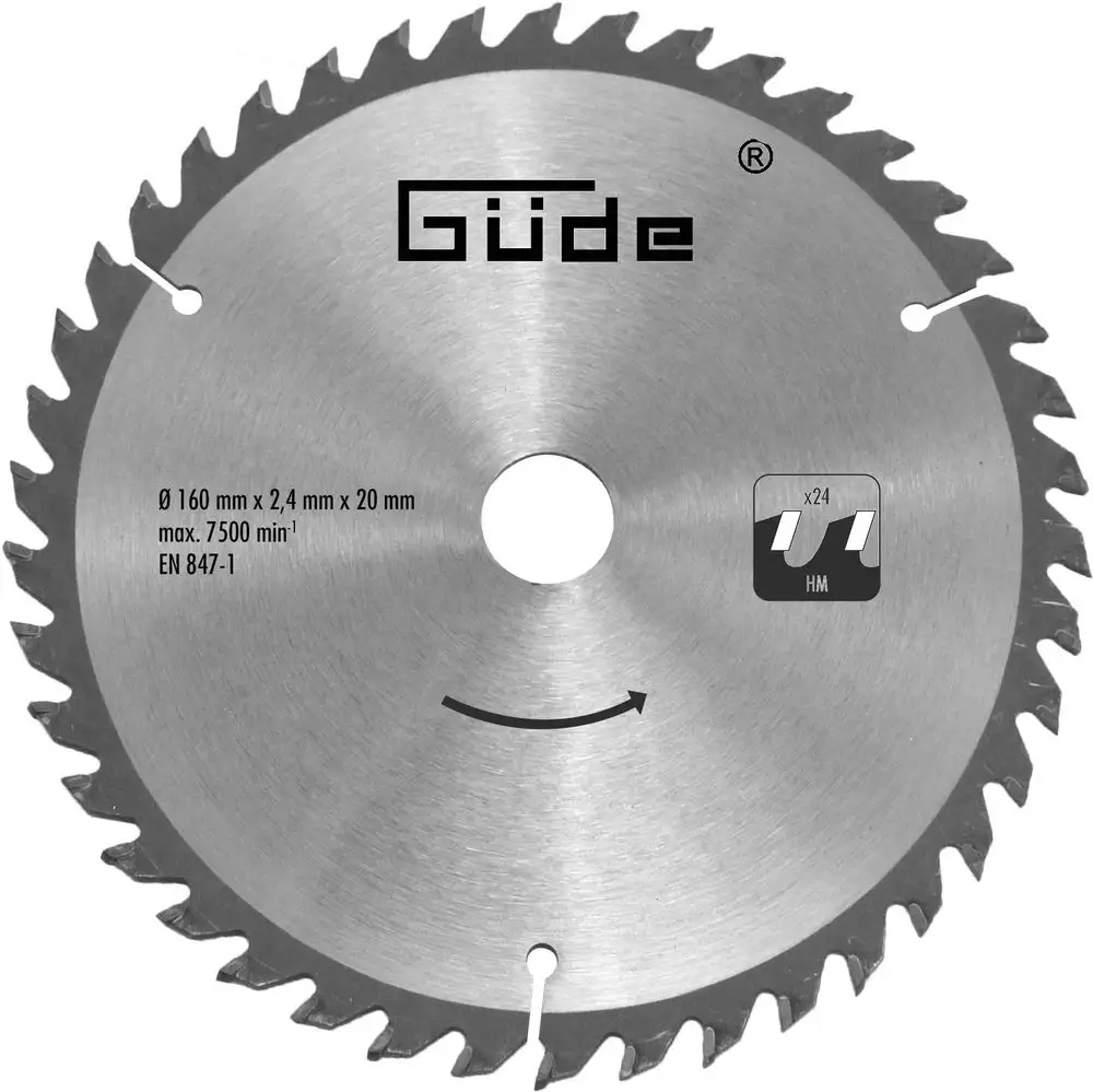Güde Holzsägeblatt HM 160x20x24Z 58171