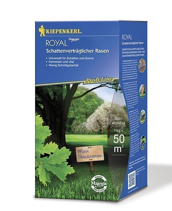 Kiepenkerl Profi-Line Royal Rasensamen/Schatten verträgl. Rasen 1kg