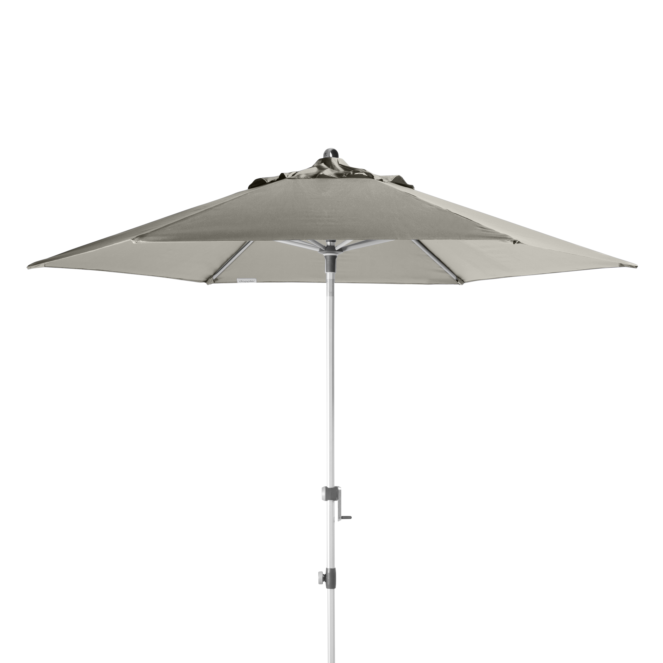 Sonnenschirm / Gartenschirm Doppler Expert auto tilt Ø280cm D 827 grau