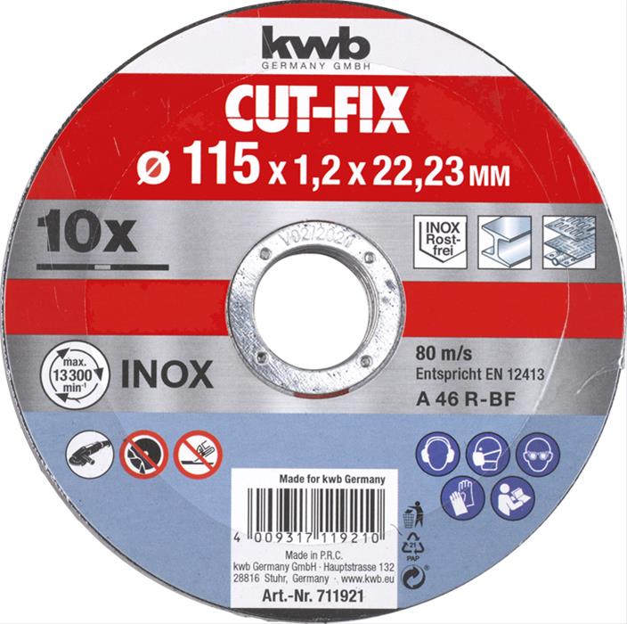 CUT-FIX® Trennscheiben extra dünn, Metallbearbeitung, Sparpack