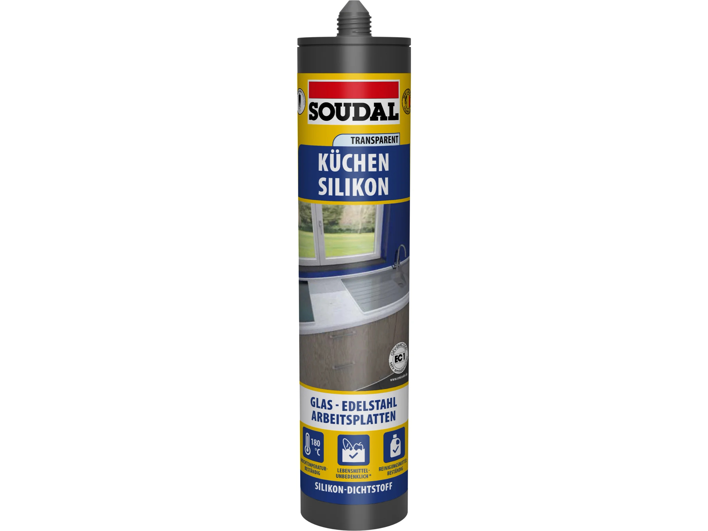 Soudal Küche & Bad Silikon Transparent 300 ml
