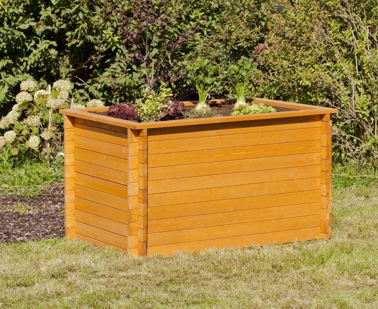 Hochbeet Classic Fichte imprägniert honig 150x100x85cm