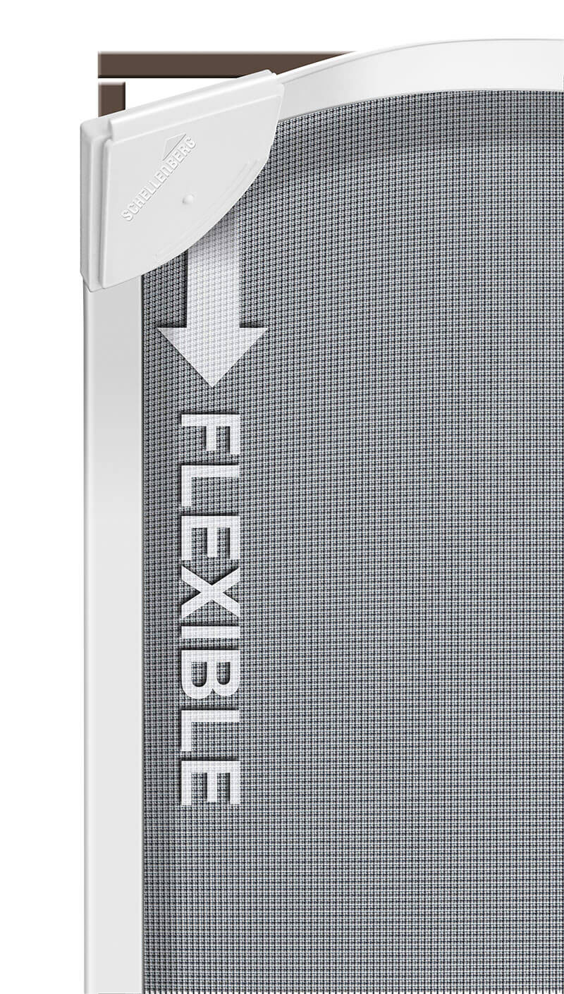 Fliegengitter Magnetic für Dachfenster Schellenberg 80x140cm weiß
