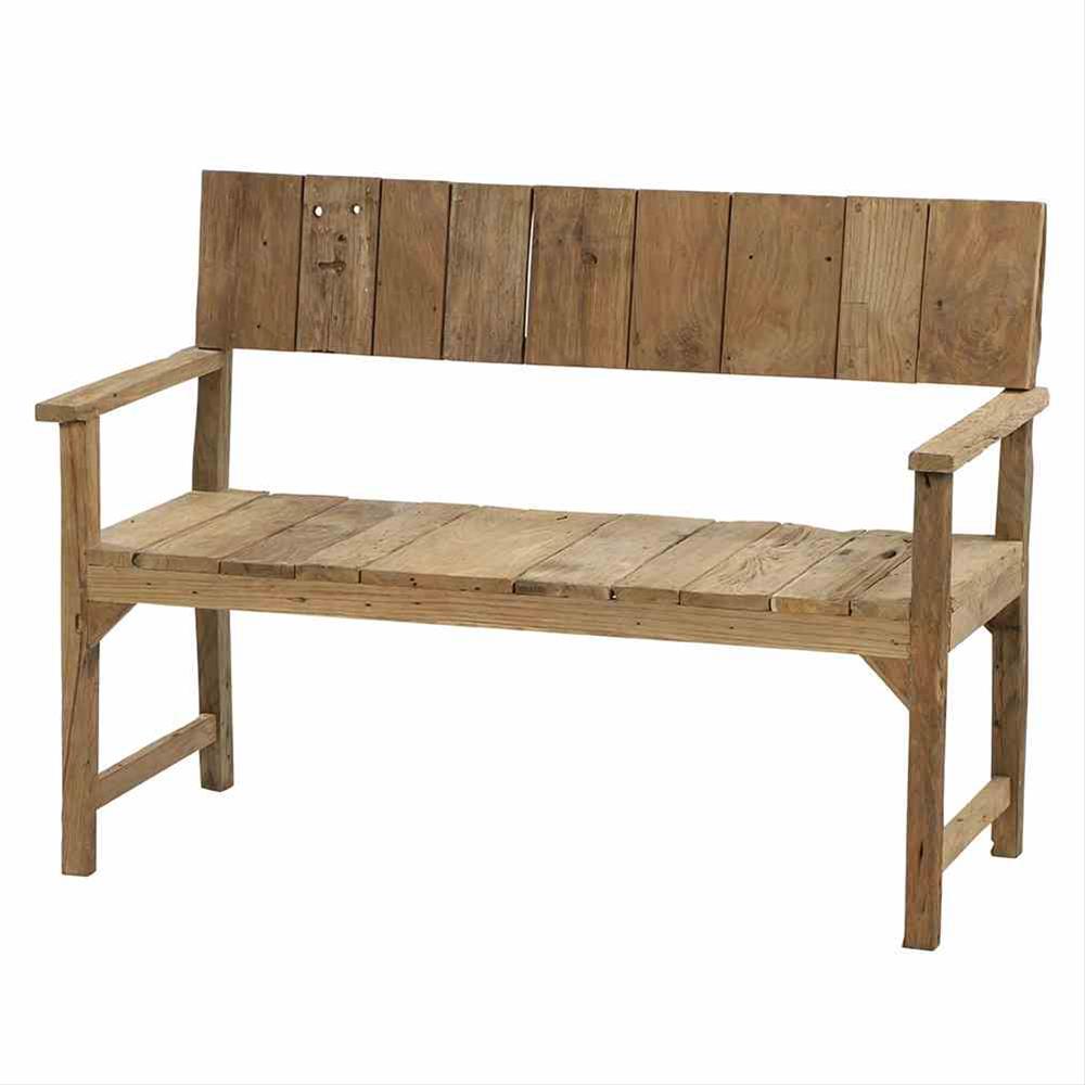 Gartenbank Loreo 2-Sitzer Siena Garden recycled Teak natur