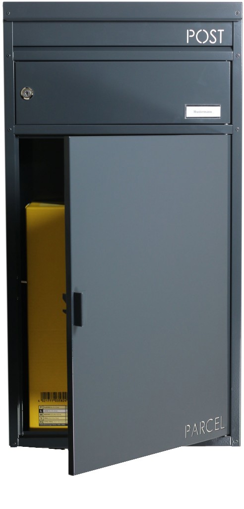 Paketbriefkasten / Briefkasten Safe Post SP45 anthrazit