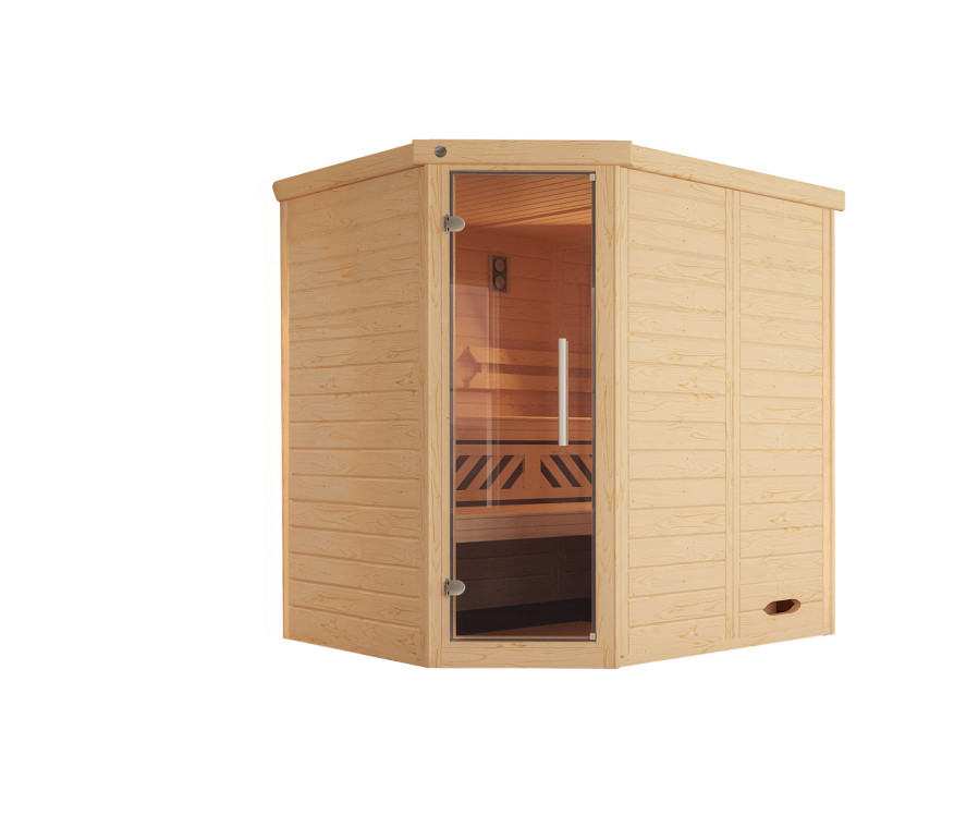 Weka Sauna KEMI Eck 7,5 kW BioS GT Gr.2