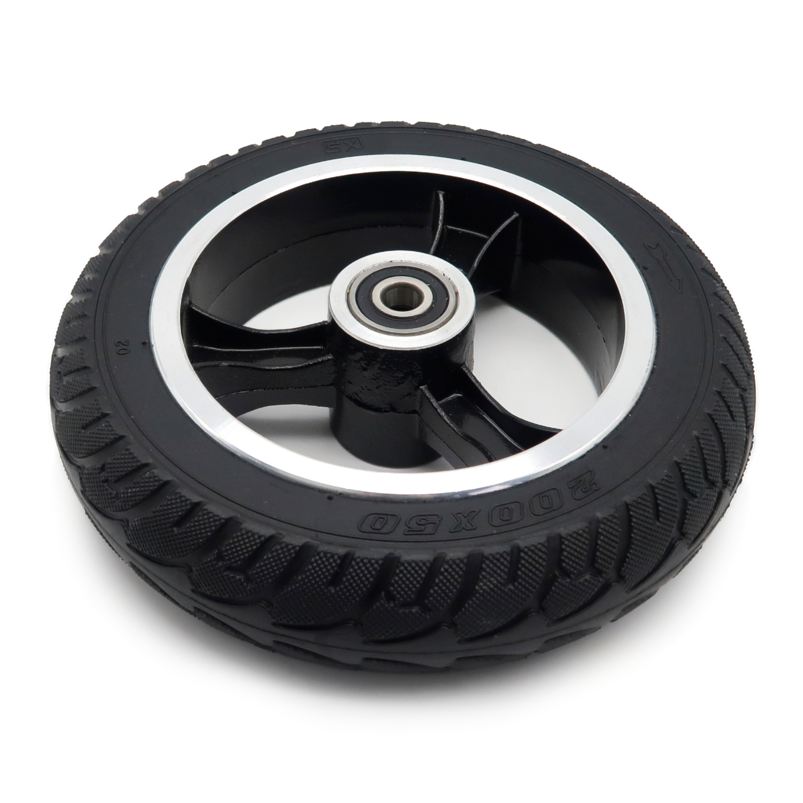 Rolektro Vorderreifen, Felge mit Vollgummireifen für Trike6V2/V3