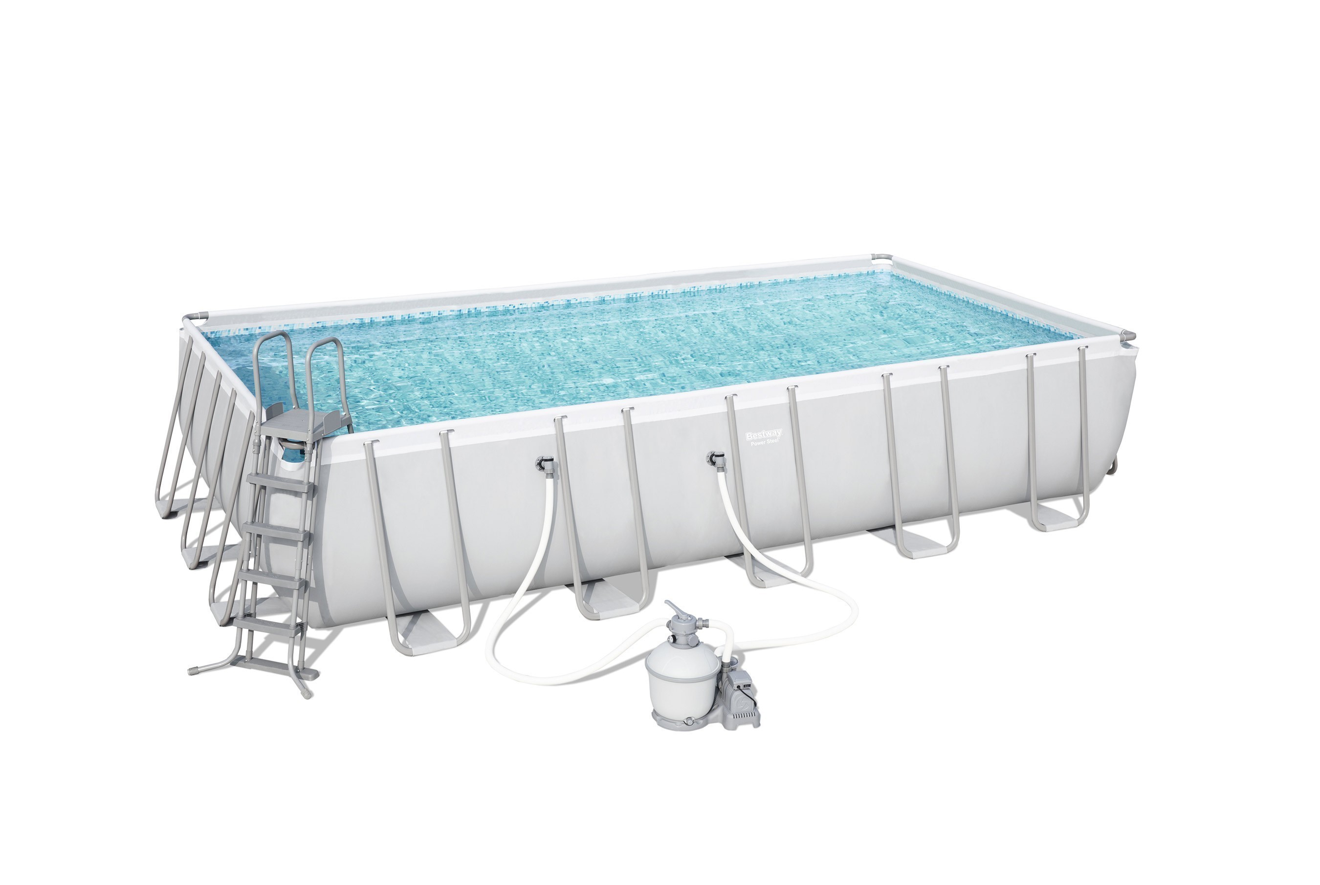 Pool / Frame Pool Bestway Power Steel Komplett-Set 671x366x132cm