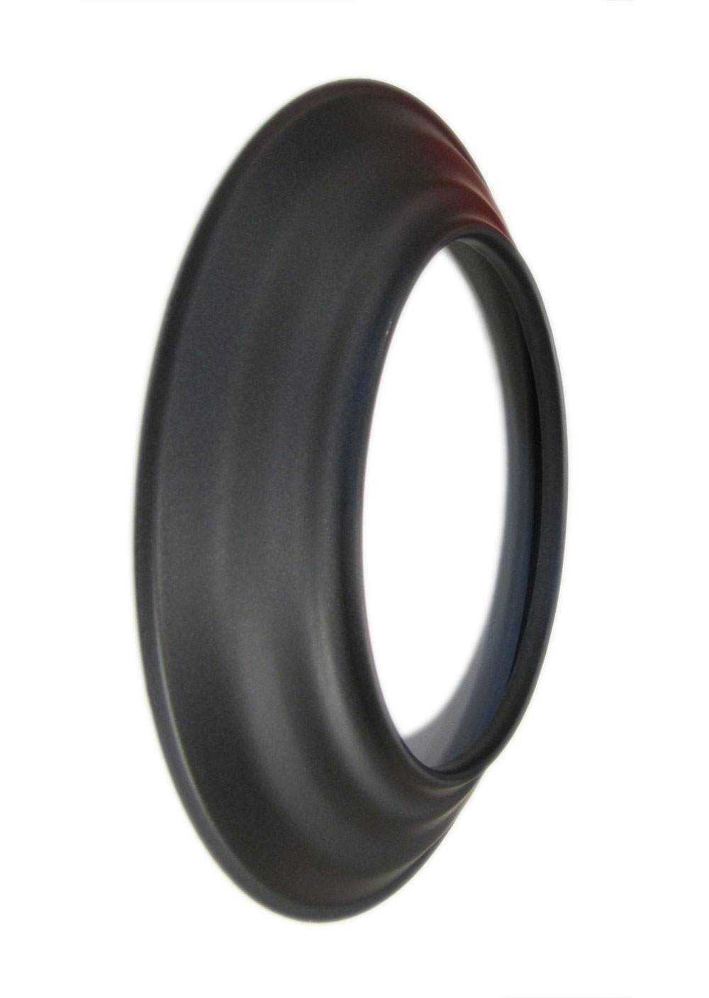 Rauchrohr-Rosette schwarz Ø 120 mm