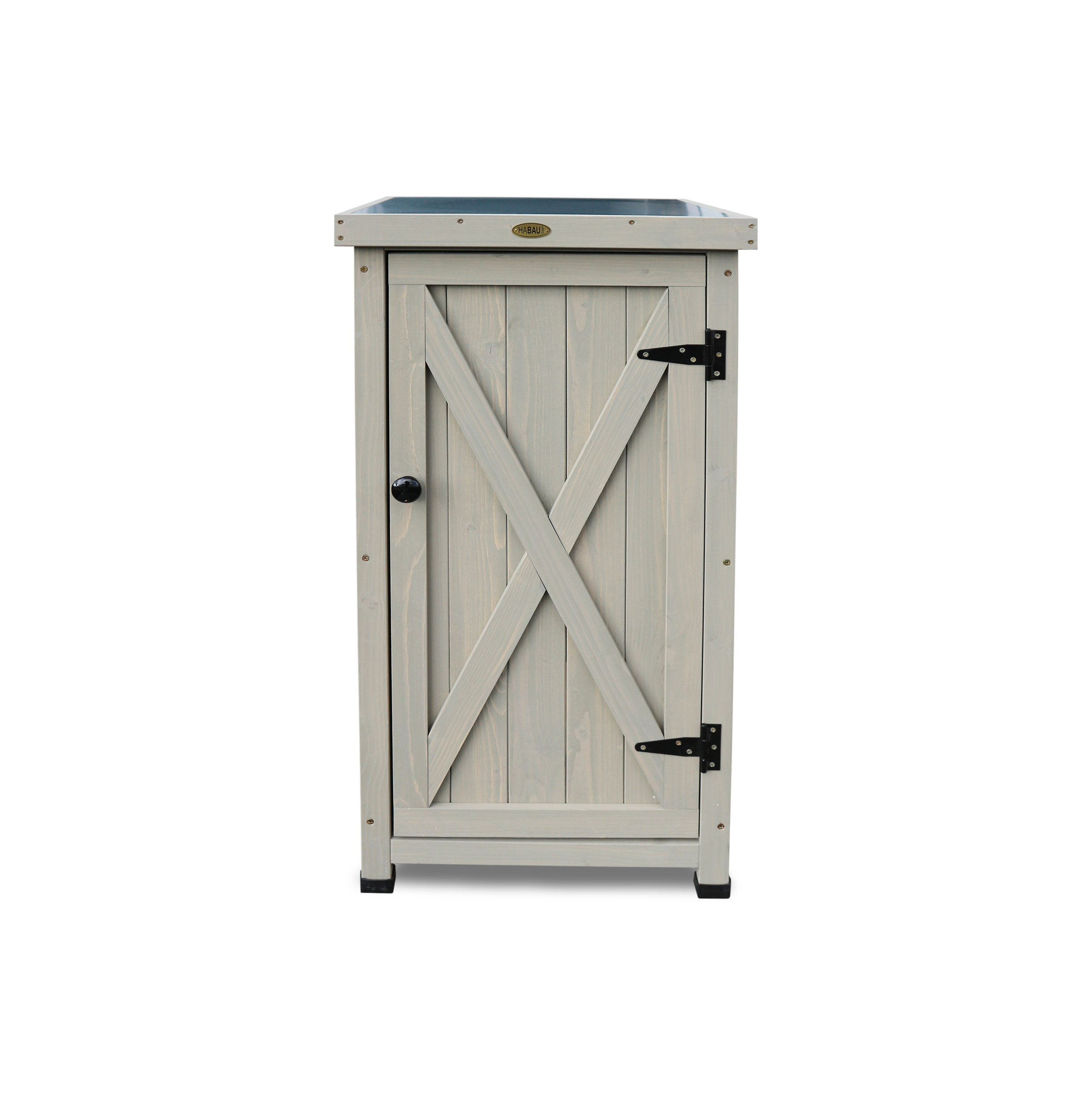HABAU Gartenschrank Kompakt grau 45x45x91cm