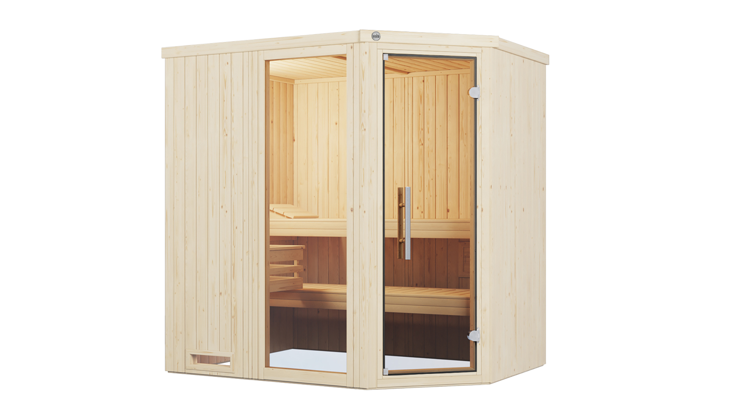 Weka Sauna Varberg 1 GTF Trend BioS 7,5kW weiß Weka Sauna Varberg 1 GTF Trend BioS 7,5kW weiß