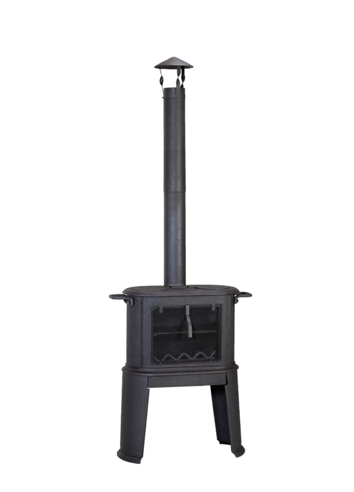 Globe Fire Vulture Outdoor-Ofen und Grill aus Gusseisen