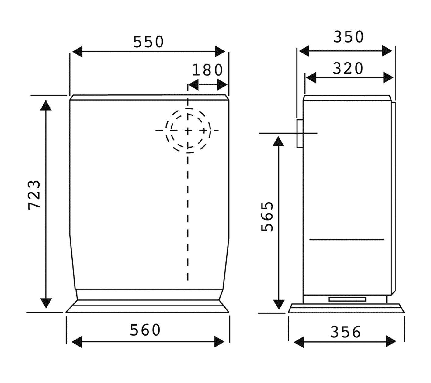 Ölofen Wamsler OU Rofan Vario zimt 5–7 kW