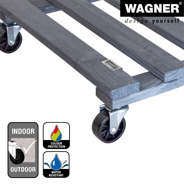 Multiroller Pflanzenroller anthrazit 380x380 mm für 120 kg