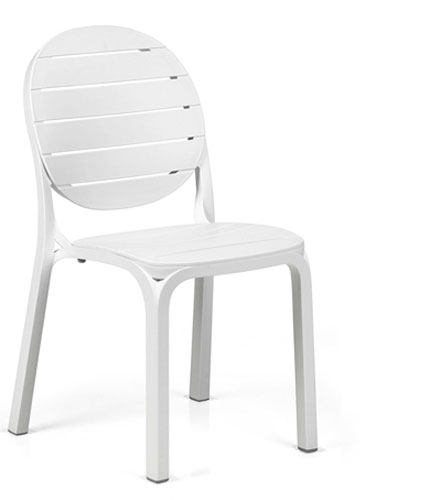 Nardi Gartenstuhl / Stapelstuhl Erica Kunststoff weiß / bianco