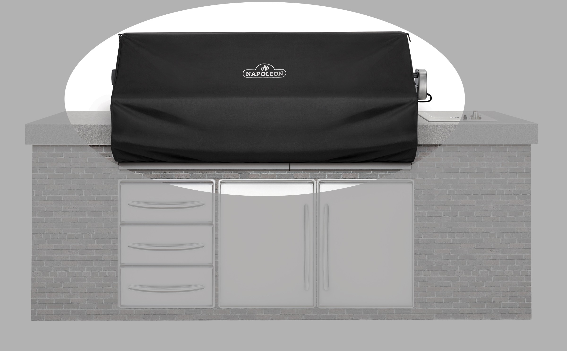 Napoleon Abdeckhaube für Grill BIPRO 825 Einbaugrill