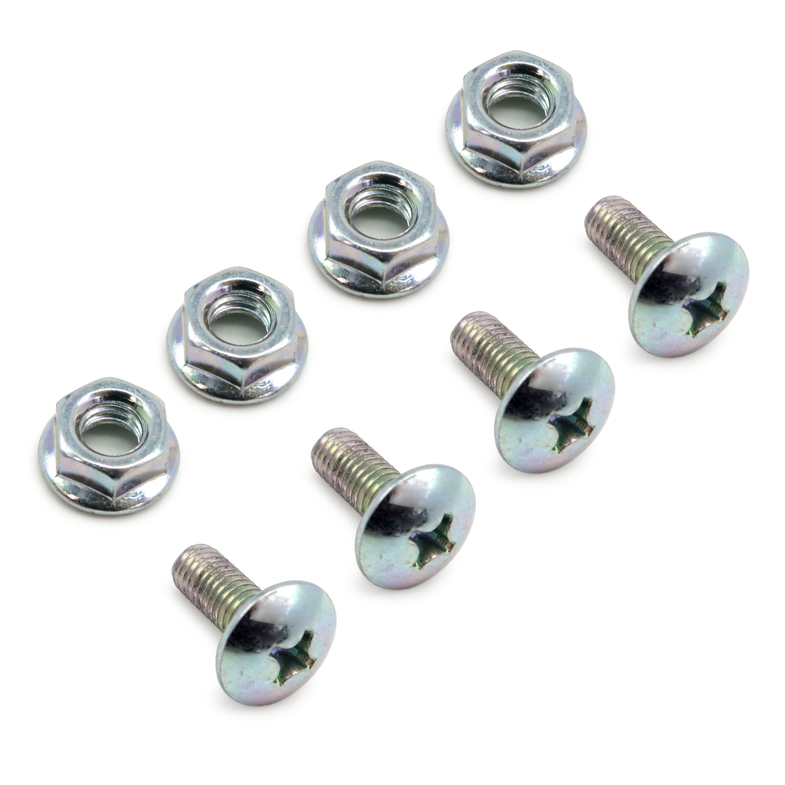 Rolektro Schrauben mit Muttern für Topcase M6x16mm, 4 Stück, MX4