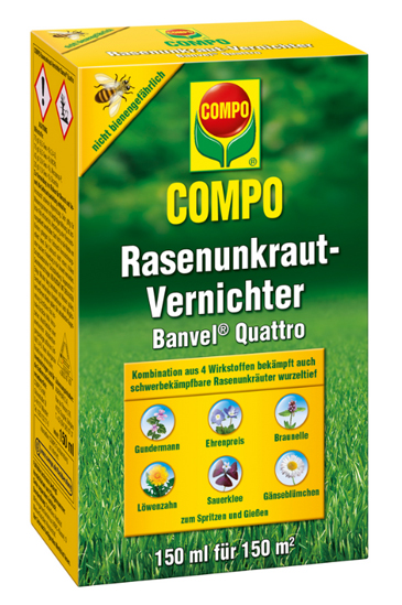 COMPO Rasenunkraut Vernichter Banvel® Quattro 150ml