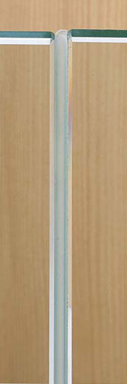 Glas-an-Glas-Stoßdichtung transluzent für Saunakabinen