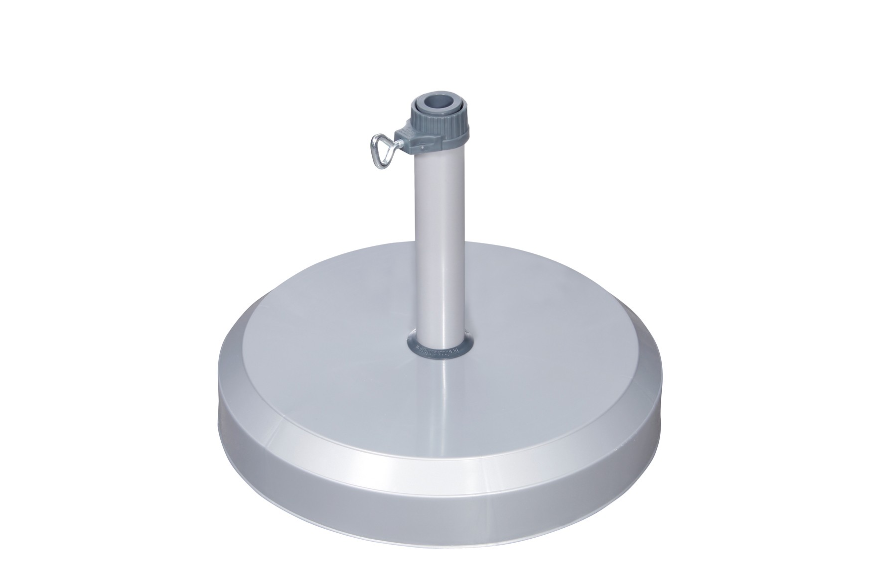 Doppler Sonnenschirmständer Betonsockel 25kg silber Rohr-Ø 26-37mm