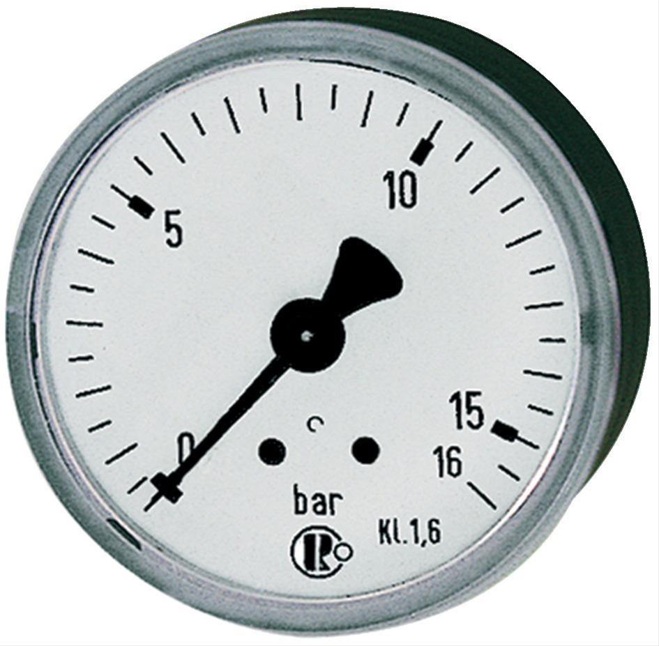 Manometer D 40 mm 0-16 bar G1/8 rue zent.DS