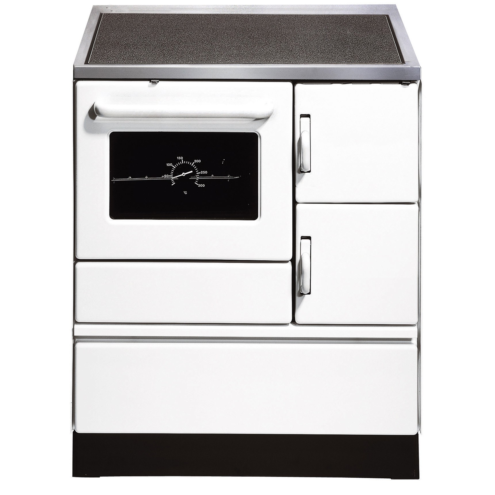 Wamsler Küchenherd K 128 C 72 cm weiß, Anschluss links, Ceranplatte