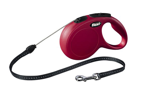 Hundeleine Flexi New CLASSIC LONG Gr.M 8m bis 20kg rot