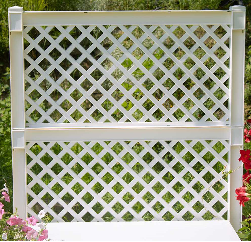 KHW Gartenbank Kopenhagen 174x139x49 cm weiß