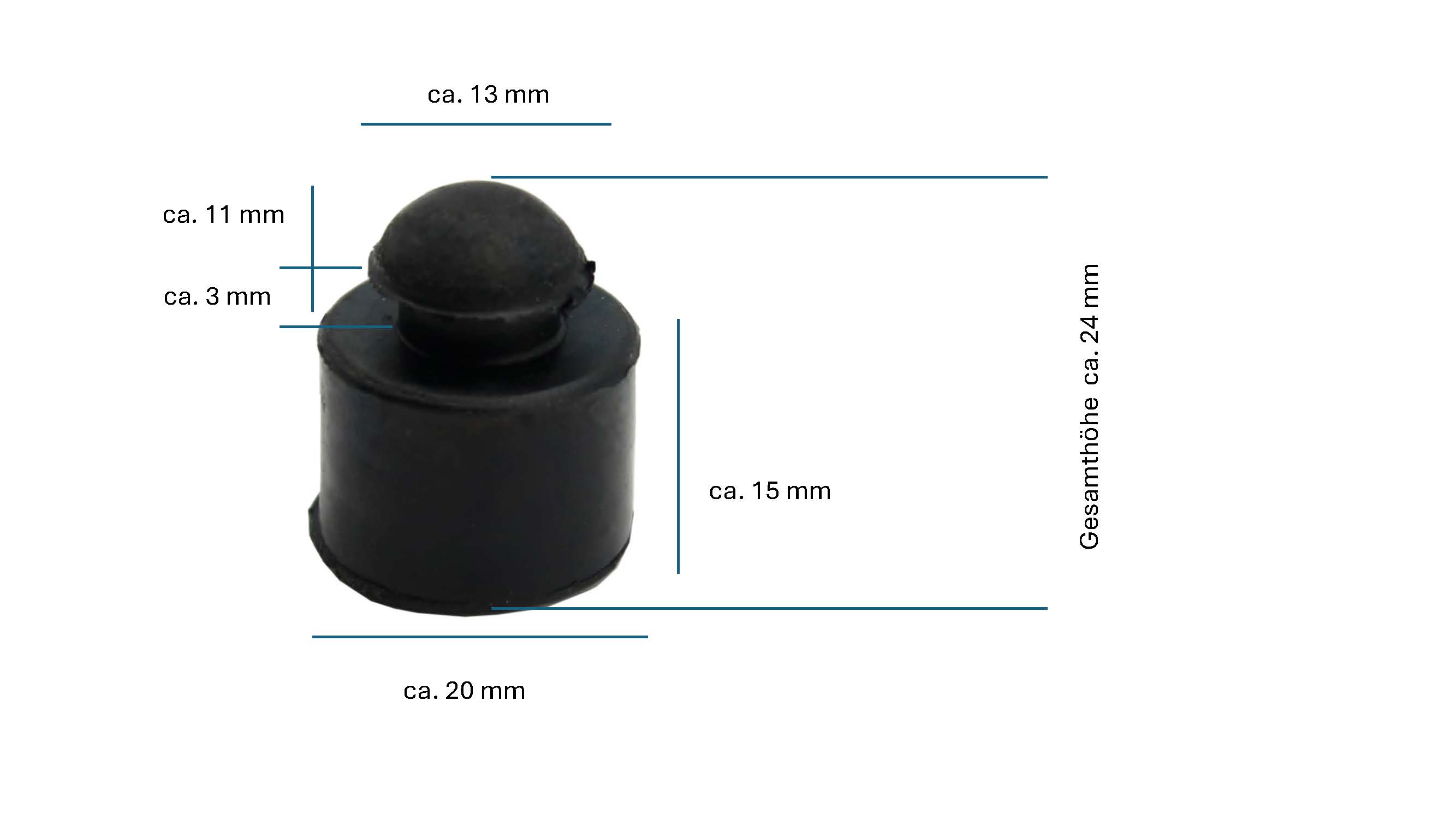 Rolektro Gummipuffer für Sitz, Trike15/25V2/Quad15/25V2/R26