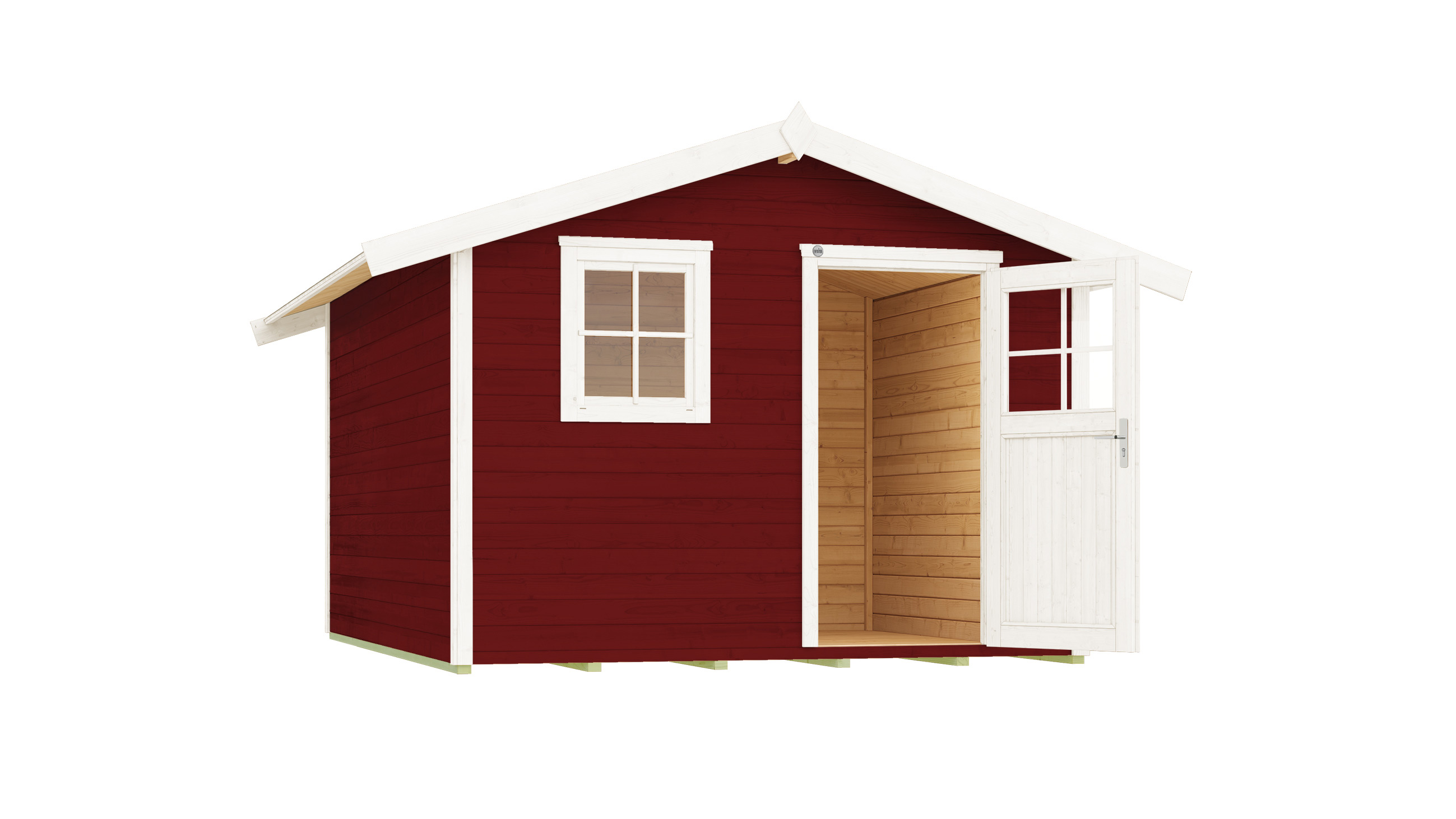 weka Gartenhaus 123 Gr.5, schwedenrot