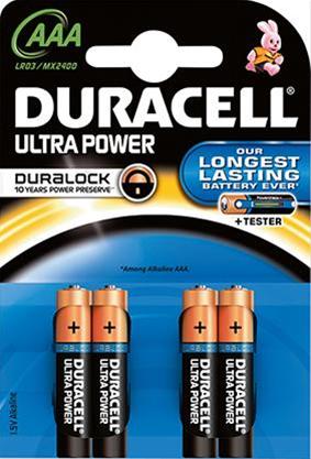 Duracell Ultra Power AAA BPH8 Dclick m. Powercheck