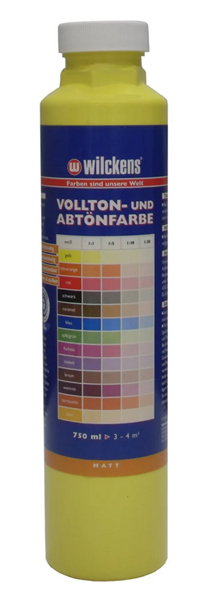 Wilckens® Vollton- und Abtönfarbe Gelb matt 750ml
