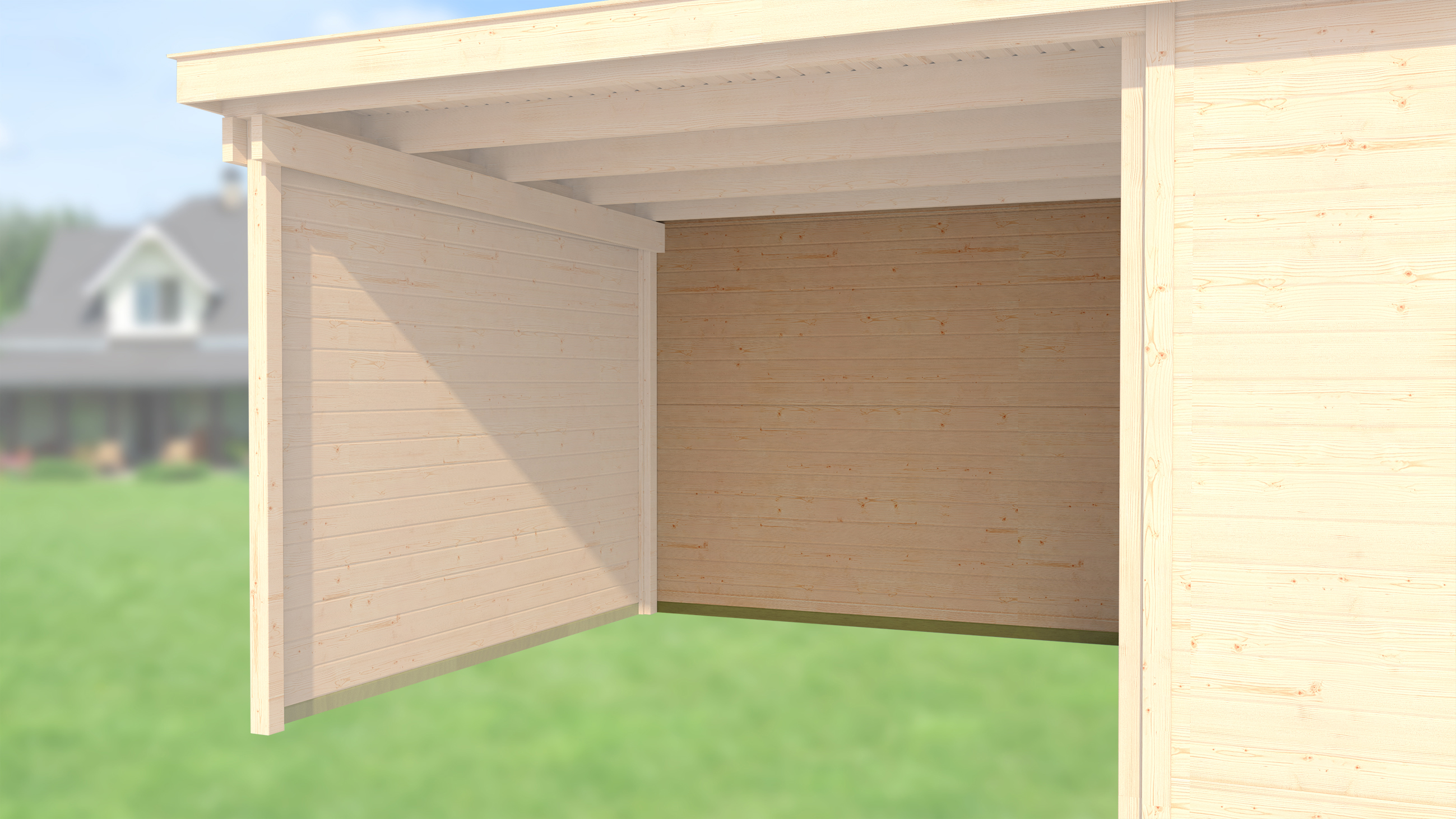 Rückwand für Anbau 295 cm, 21 mm für Typ 126 und 1
