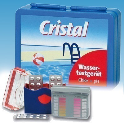 Cristal Wassertestgerät Chlor / pH-Wert-Tester