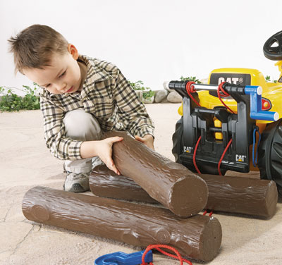 Seilwinde für Tretfahrzeug rolly Powerwinch schwarz - Rolly Toys