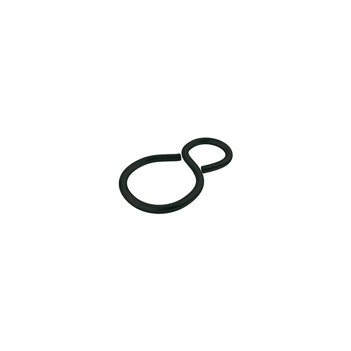 S-Haken 2,3 mm und 3,0 mm, Stahl schwarz, SB-Box je 3 Stück
