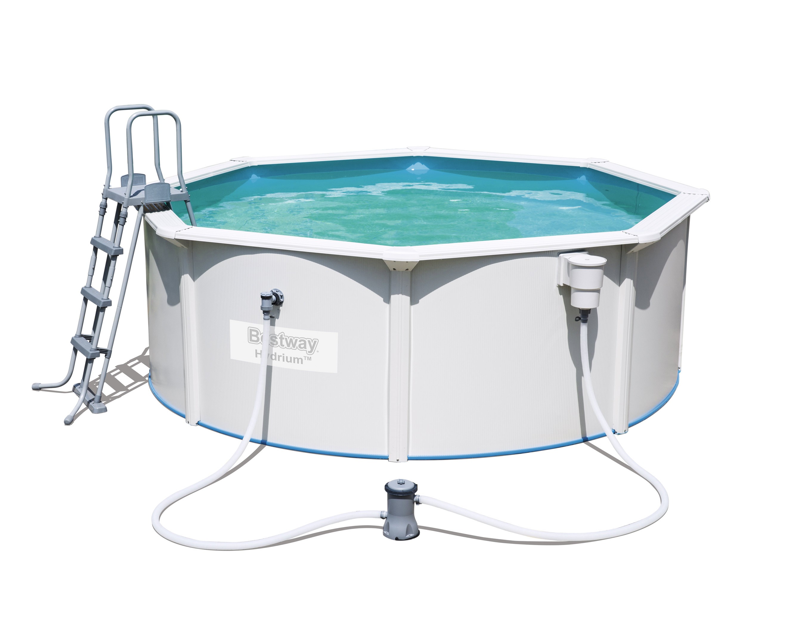 Pool / Stahlwandpool Bestway Hydrium Pool Set Filterpumpe Ø360x120cm