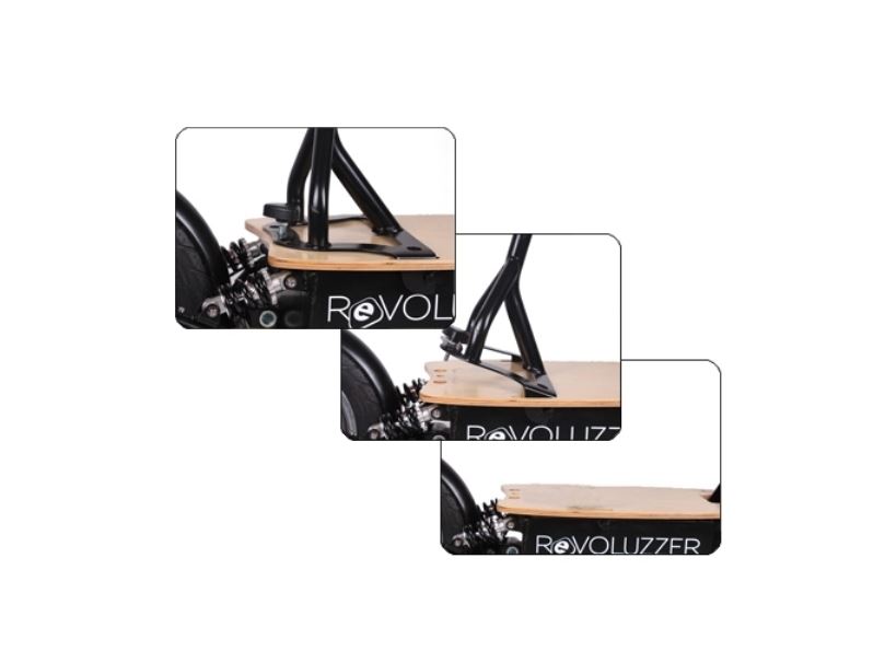 Revoluzzer E Roller Scooter mit Sitz 20Km h klappbar 3.5 Basic BG