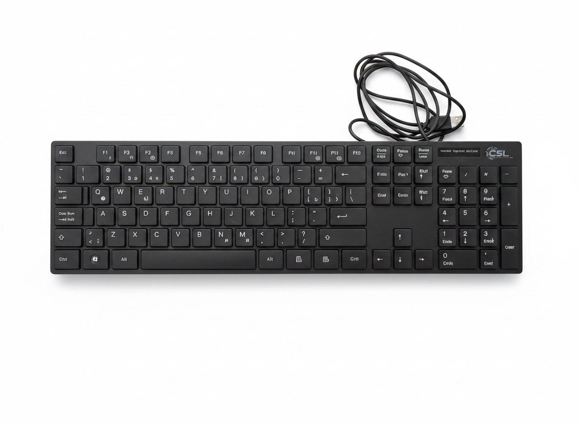CSL-Computer CSL20129 Tastatur schwarz – B-Ware
