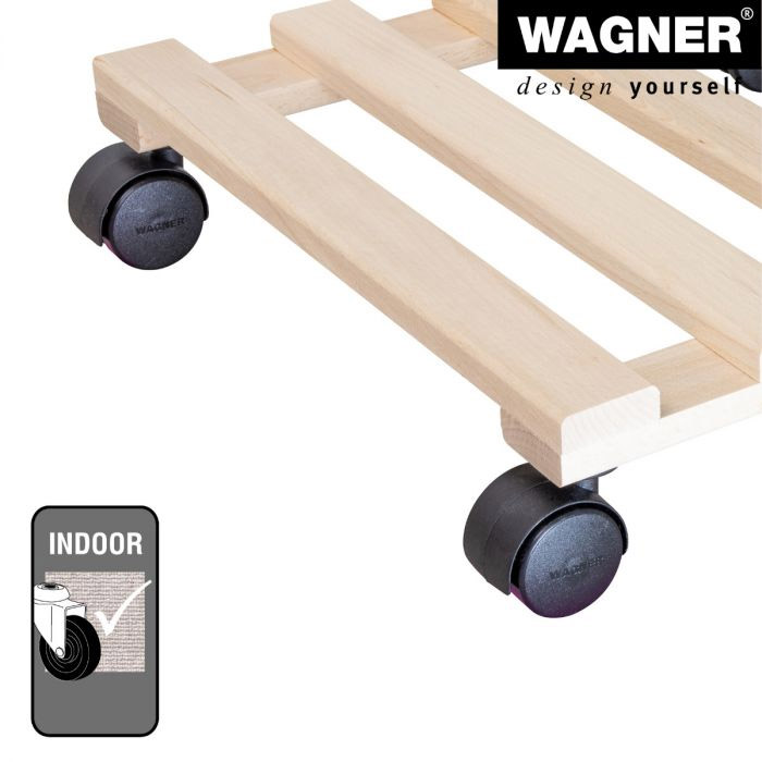 Multiroller Pflanzenroller Holz 340x340 mm für 100 kg
