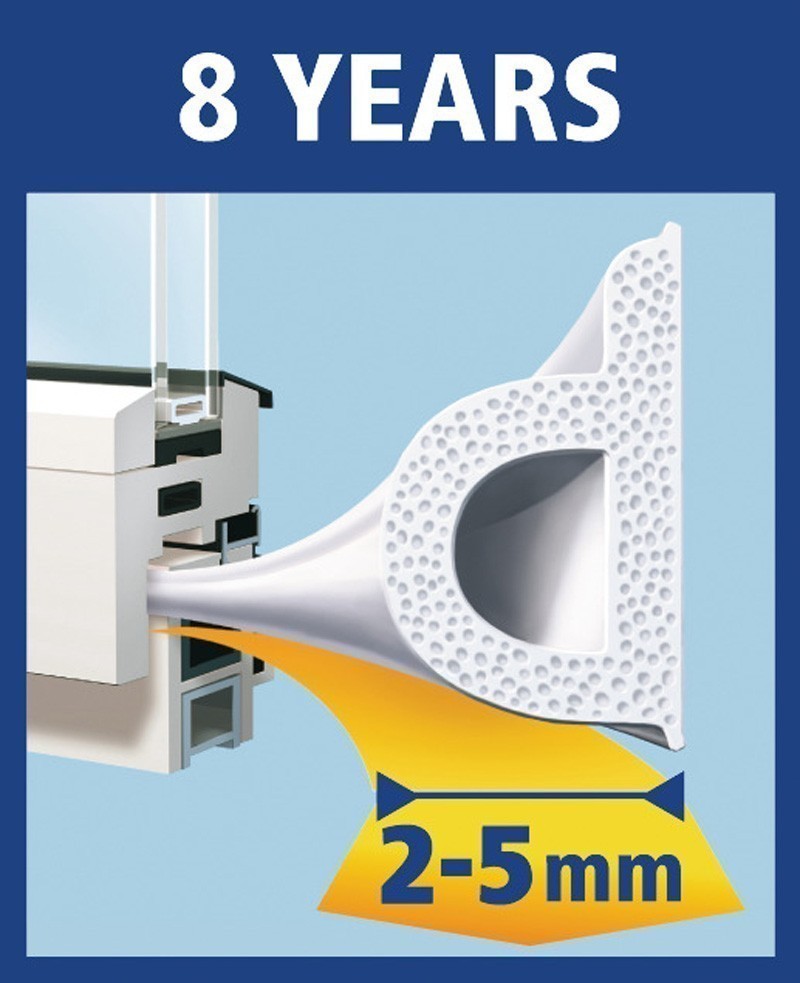 tesamoll® P-Profil Gummidichtung 9 mm x 10 m braun