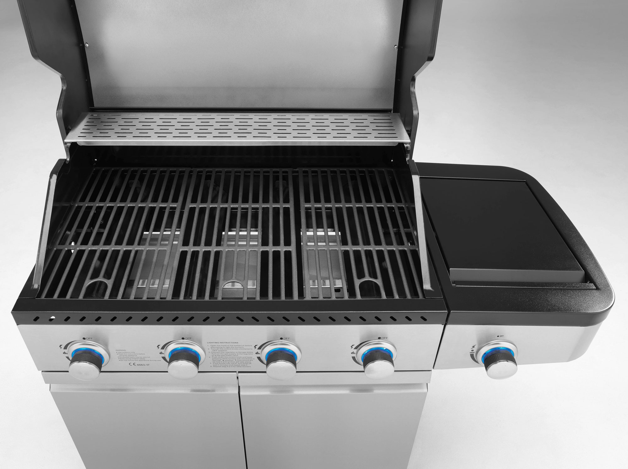 Gasgrill / Gasgrillküche Justus Juno 4+1 Grillfläche 70x42cm