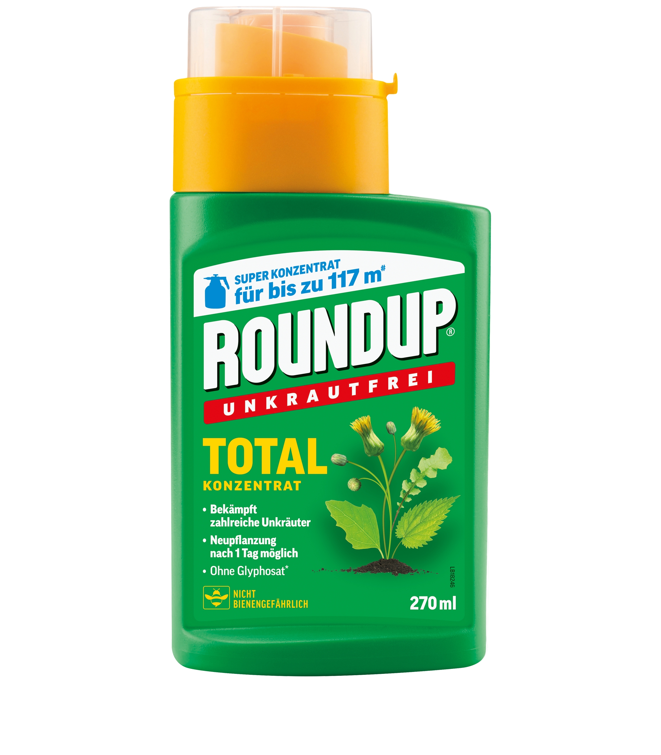 Roundup® Unkrautfrei Total Konzentrat (270 ml)