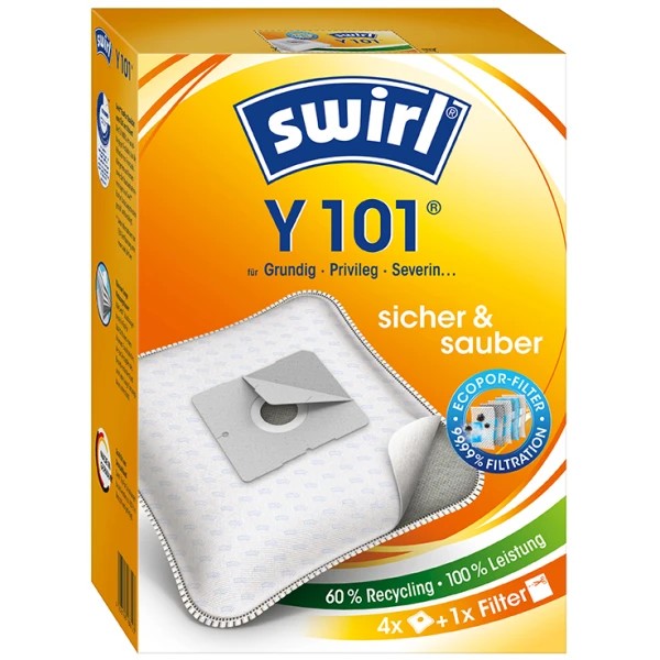 Swirl Staubsaugerbeutel Y 101